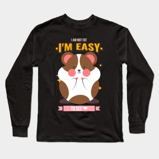 Cute Chubby Hamster Long Sleeve T-Shirt